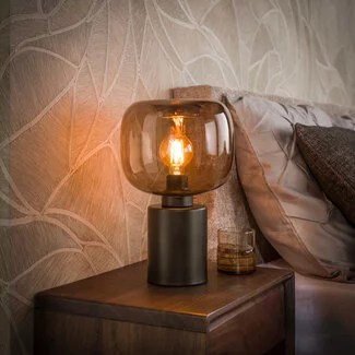 WoonStijl Tafellamp Serene Sienna Bruin