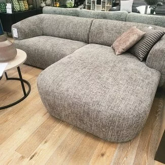 WoonMax Bank Edinburgh Showroommodel - 2 zits met arm links - chaise longue breed