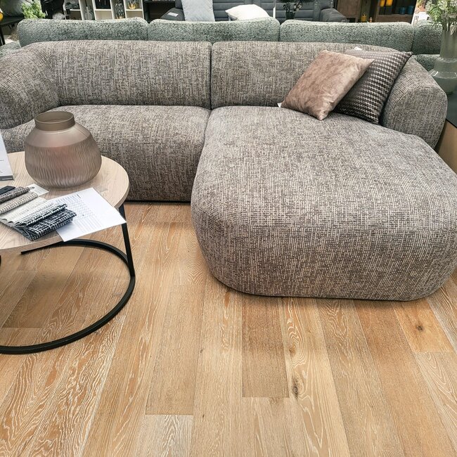 WoonMax Bank Edinburgh Showroommodel - 2 zits met arm links - chaise longue breed