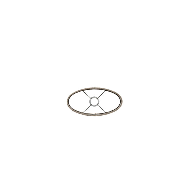 Light en Living Kap ovaal recht smal 30-15-25 cm BRANDY beige