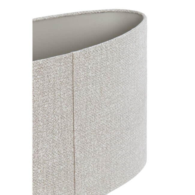 Light en Living Kap ovaal recht smal 30-15-25 cm BRANDY beige