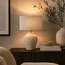Light en Living Kap ovaal recht smal 30-15-25 cm BRANDY beige
