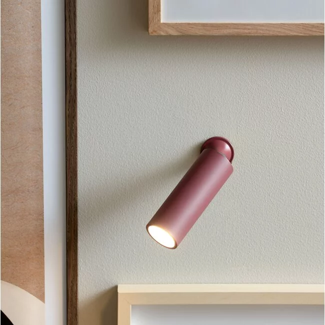 Leitmotiv Wandlamp magnetisch Paris - Burgundy rood