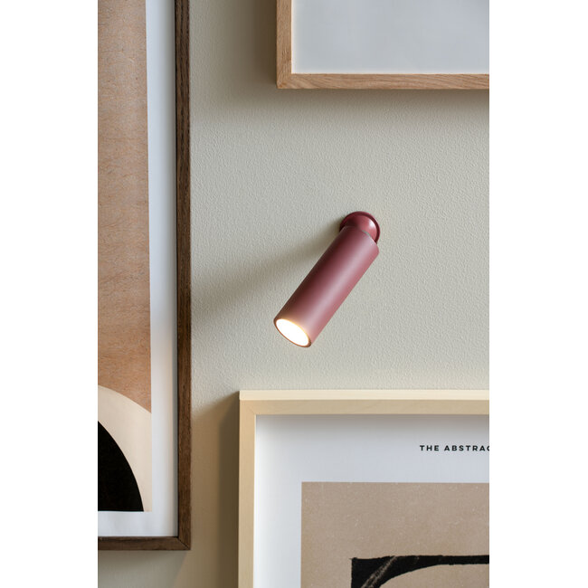 Leitmotiv Wandlamp magnetisch Paris - Burgundy rood