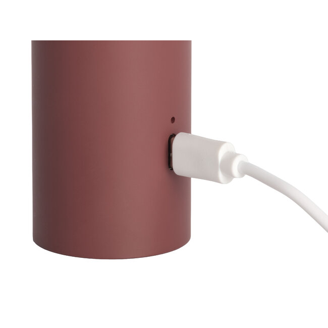 Leitmotiv Wandlamp magnetisch Paris - Burgundy rood