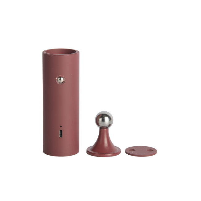 Leitmotiv Wandlamp magnetisch Paris - Burgundy rood