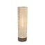 Light en Living Tafellamp Ø12x42,5 cm BRYLO hout print d bruin+linnen naturl