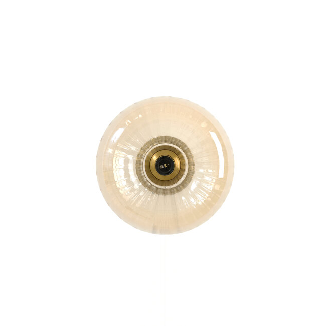 Light en Living Wandlamp Ø30 cm MASHA glas amber+goud