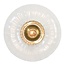 Light en Living Wandlamp Ø30 cm MASHA glas helder+goud