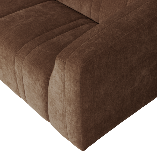 Woood Omaire 2-Zits Bank Chenille Lichtbruin [FSC]