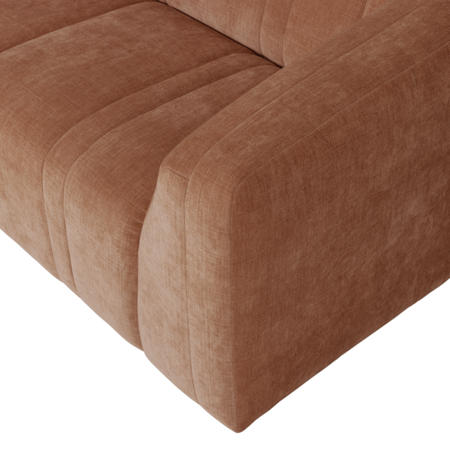 Woood Omaire 2-Zits Bank Chenille Roestbruin [FSC]