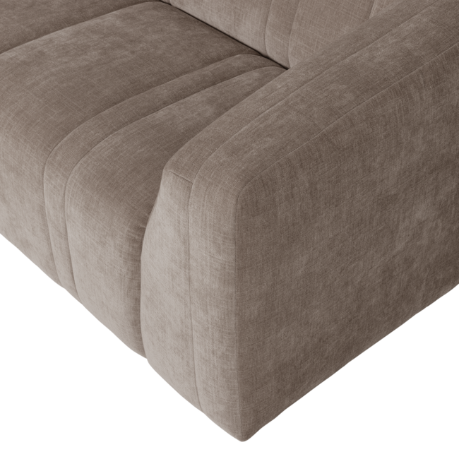 Woood Omaire 2-Zits Bank Chenille Taupe [FSC]