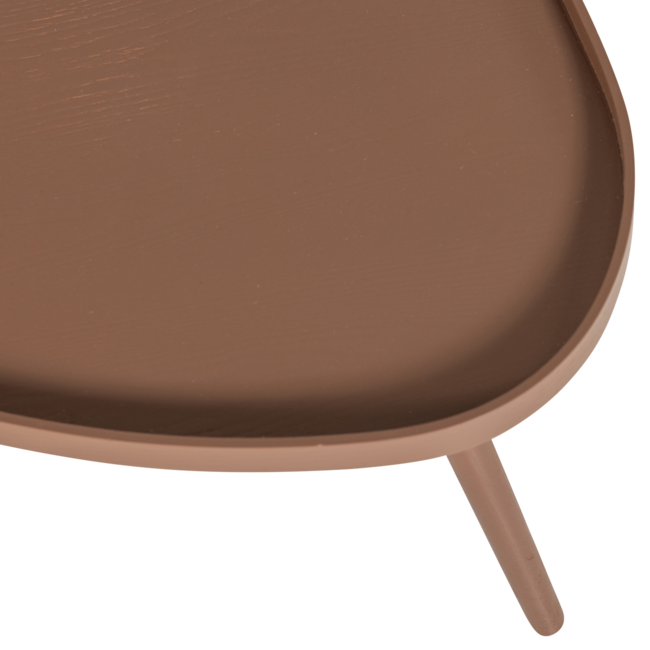 Woood Mae Bijzettafel Organisch Mdf/Grenen Oudroze [FSC]