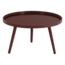 Woood Mesa Bijzettafel L 34xo60 Cm Hout Bordeauxrood [FSC]