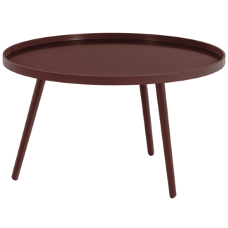 Woood Mesa Bijzettafel Xl 39xo78 Cm Hout Bordeauxrood [FSC]
