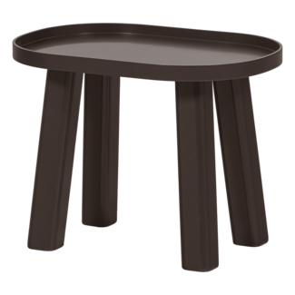 Woood Mosa Bijzettafel Hout 60x41 Cm Donkerbruin [FSC]