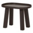 Woood Mosa Bijzettafel Hout 60x41 Cm Donkerbruin [FSC]