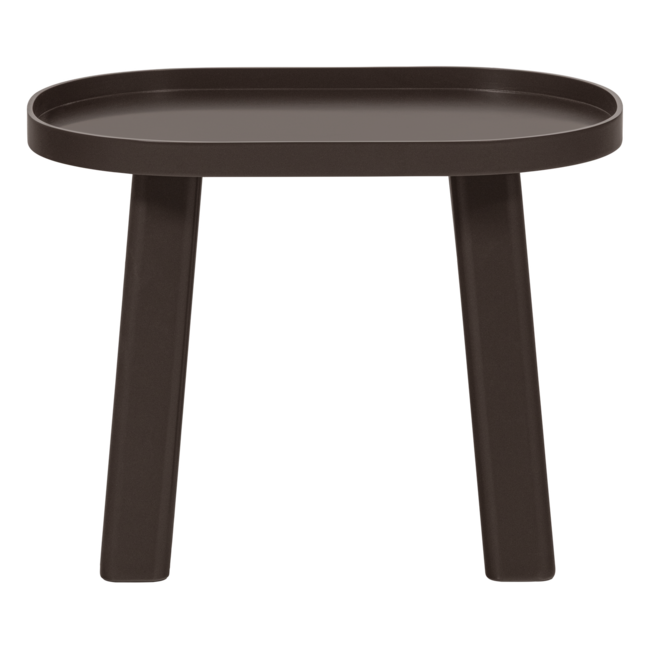 Woood Mosa Bijzettafel Hout 60x41 Cm Donkerbruin [FSC]