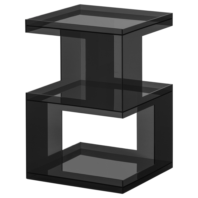 Woood Noro Bijzettafel Acryl Grijs