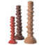 Woood Bexi Kandelaar Metaal Bruin/Rood - Set Van 3