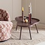 Woood Bexi Kandelaar Metaal Bruin/Rood - Set Van 3