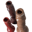 Woood Bexi Kandelaar Metaal Bruin/Rood - Set Van 3