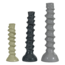 Woood Bexi Kandelaar Metaal Grijs/Groen - Set Van 3