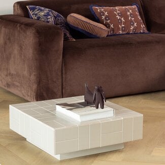Woood Reni Decoratieve Hond Metaal Donkerbruin