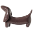 Woood Reni Decoratieve Hond Metaal Donkerbruin