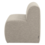 Woood Mojo Base Eetbank 164 Cm Rugleuning Boucle Beige [FSC]