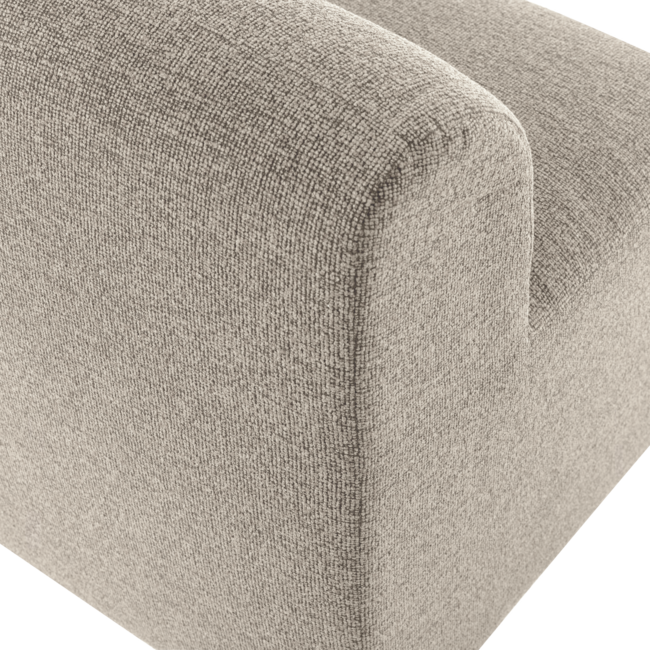 Woood Mojo Base Eetbank 164 Cm Rugleuning Boucle Beige [FSC]