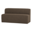Woood Mojo Base Eetbank 164 Cm Rugleuning Boucle Bruin [FSC]