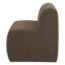 Woood Mojo Base Eetbank 164 Cm Rugleuning Boucle Bruin [FSC]