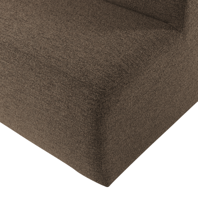 Woood Mojo Base Eetbank 164 Cm Rugleuning Boucle Bruin [FSC]