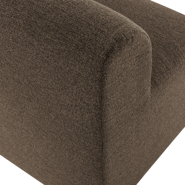 Woood Mojo Base Eetbank 164 Cm Rugleuning Boucle Bruin [FSC]
