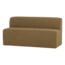 Woood Mojo Base Eetbank 164 Cm Rugleuning Boucle Geel/Bruin [FSC]