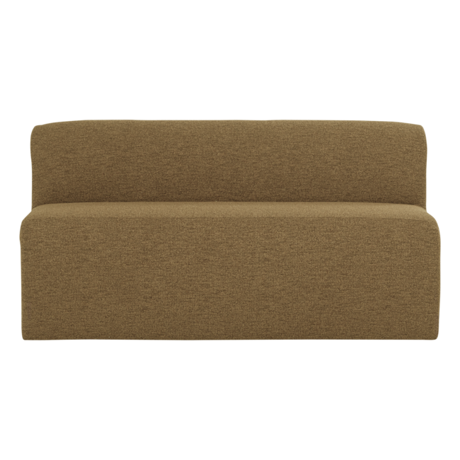 Woood Mojo Base Eetbank 164 Cm Rugleuning Boucle Geel/Bruin [FSC]