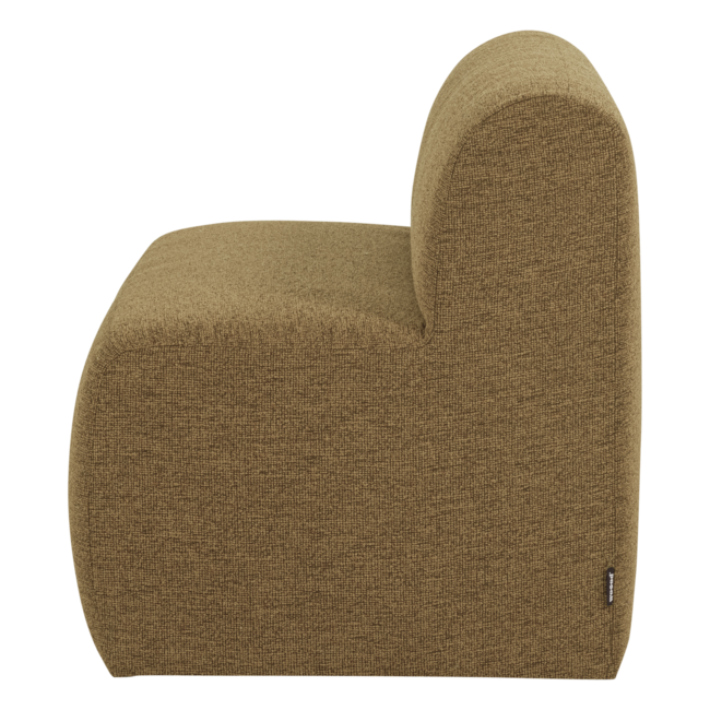Woood Mojo Base Eetbank 164 Cm Rugleuning Boucle Geel/Bruin [FSC]