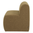 Woood Mojo Base Eetbank 164 Cm Rugleuning Boucle Geel/Bruin [FSC]