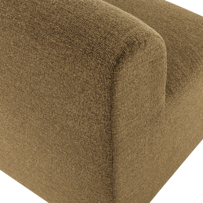 Woood Mojo Base Eetbank 164 Cm Rugleuning Boucle Geel/Bruin [FSC]