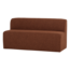 Woood Mojo Base Eetbank 164 Cm Rugleuning Boucle Roestbruin [FSC]