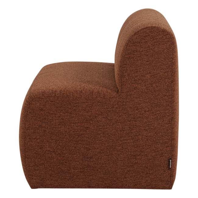 Woood Mojo Base Eetbank 164 Cm Rugleuning Boucle Roestbruin [FSC]
