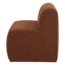 Woood Mojo Base Eetbank 164 Cm Rugleuning Boucle Roestbruin [FSC]