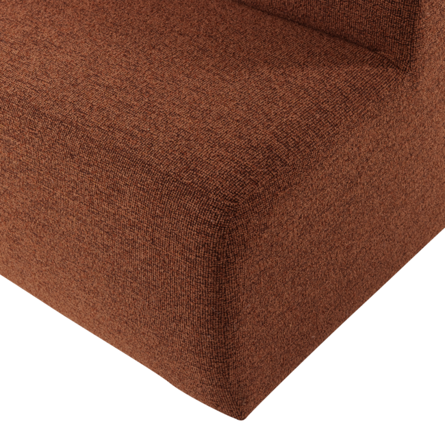Woood Mojo Base Eetbank 164 Cm Rugleuning Boucle Roestbruin [FSC]