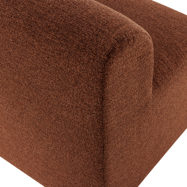 Woood Mojo Base Eetbank 164 Cm Rugleuning Boucle Roestbruin [FSC]