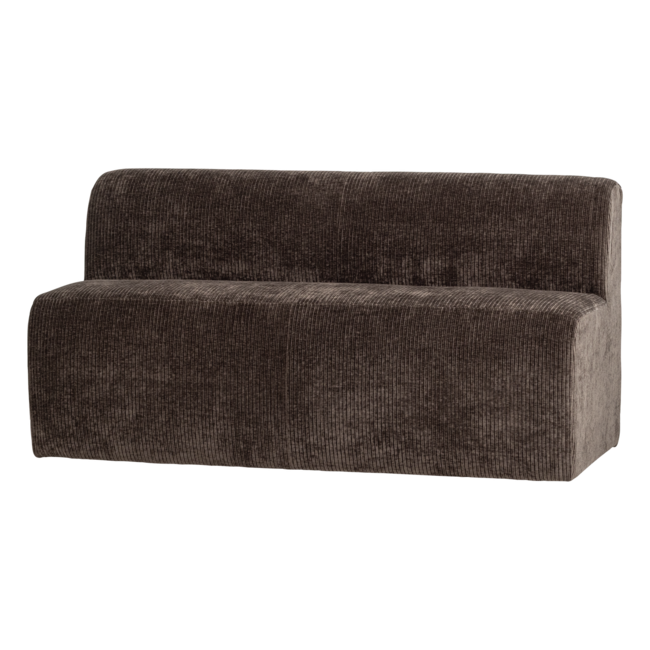 Woood Mojo Base Eetbank 164 Cm Rugleuning Rib Bruin [FSC]