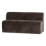 Woood Mojo Base Eetbank 164 Cm Rugleuning Rib Bruin [FSC]