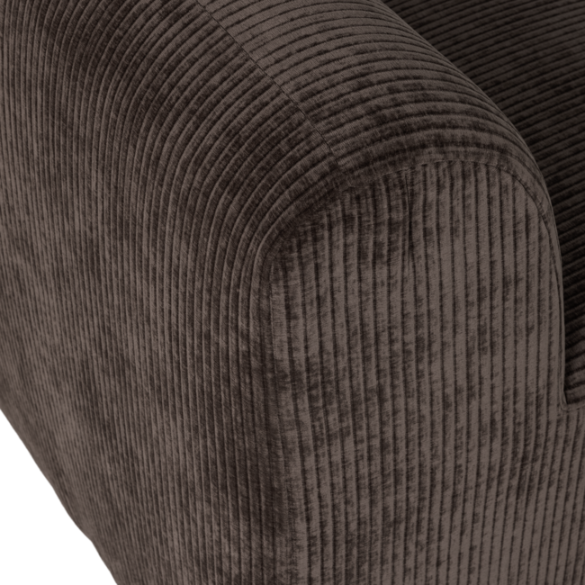 Woood Mojo Base Eetbank 164 Cm Rugleuning Rib Bruin [FSC]