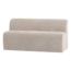 Woood Mojo Base Eetbank 164 Cm Rugleuning Rib Ecru [FSC]