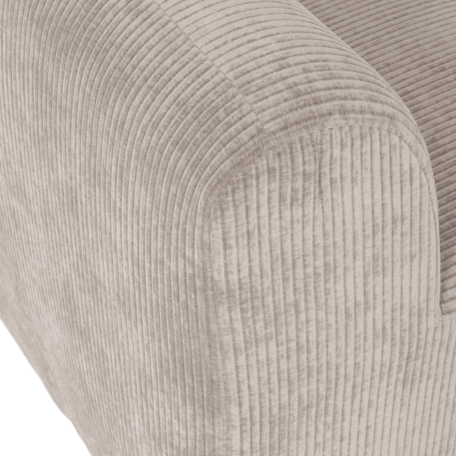 Woood Mojo Base Eetbank 164 Cm Rugleuning Rib Ecru [FSC]
